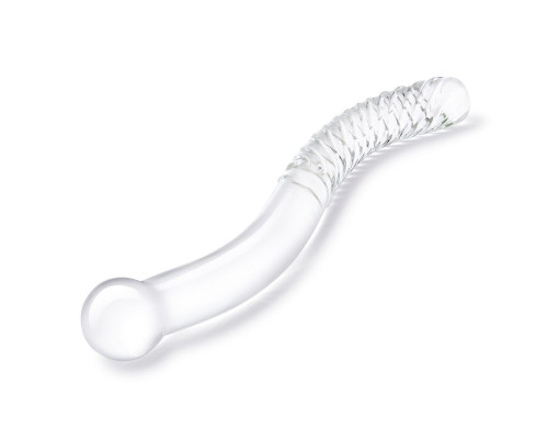 Заказать Стеклянный фаллоимитатор 11’’ Glass Pelvic Wand Double Ended - 28 см.