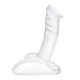 Заказать Стеклянный фаллоимитатор на подставке 7,5’’ Rideable Standing Glass Cock With Stability Base - 19 см.