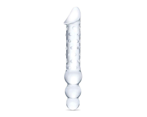 Заказать Прозрачный двухсторонний стимулятор 12  Double Ended Dildo - 28 см.