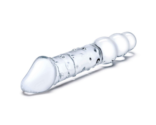 Заказать Прозрачный двухсторонний стимулятор 12  Double Ended Dildo - 28 см.