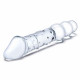 Заказать Прозрачный двухсторонний стимулятор 12  Double Ended Dildo - 28 см.