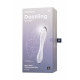 Заказать Прозрачный двусторонний стеклянный фаллоимитатор Dazzling Crystal 1 - 18,5 см.