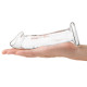 Заказать Прозрачный стеклянный фаллоимитатор 6’’ Glass Dildo With Veins   Flat Base - 15,2 см.