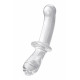 Заказать Прозрачный двусторонний стеклянный фаллоимитатор Satisfyer Double Crystal - 19,5 см.