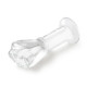 Заказать Стеклянный плаг в форме сжатой в кулак руки 5’’ Glass Fist Butt Plug - 13 см.