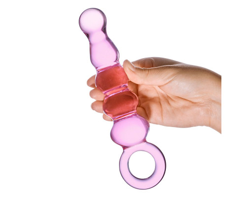 Заказать Анальный розовый жезл Quintessence Anal Slider - 18 см.