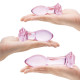 Заказать Набор из 3 стеклянных анальных пробок Rosebud Butt Plug Set