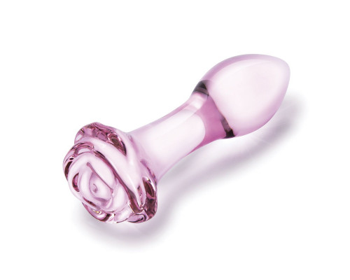 Заказать Набор из 3 стеклянных анальных пробок Rosebud Butt Plug Set