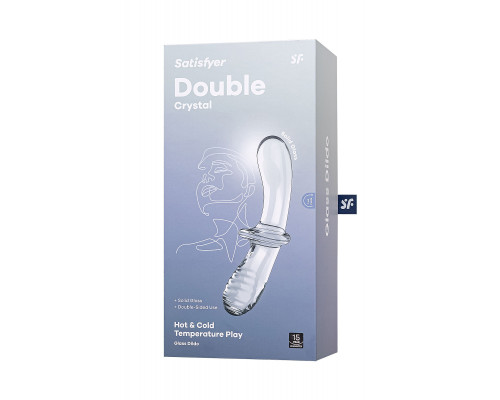 Заказать Прозрачный двусторонний стеклянный фаллоимитатор Satisfyer Double Crystal - 19,5 см. Заказать Прозрачный двусторонний стеклянный фаллоимитатор Satisfyer Double Crystal - 19,5 см.