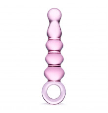 Анальный розовый жезл Quintessence Anal Slider - 18 см.