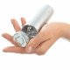 Заказать Серебристая анальная втулка Doxy Ribbed Butt Plug - 10,5 см.