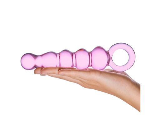 Заказать Анальный розовый жезл Quintessence Anal Slider - 18 см.