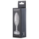 Заказать Серебристая анальная втулка Doxy Ribbed Butt Plug - 10,5 см.