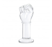 Стеклянный плаг в форме сжатой в кулак руки 5’’ Glass Fist Butt Plug - 13 см.