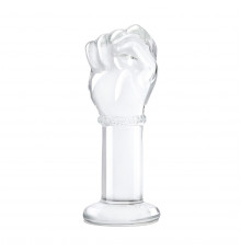 Стеклянный плаг в форме сжатой в кулак руки 5’’ Glass Fist Butt Plug - 13 см.