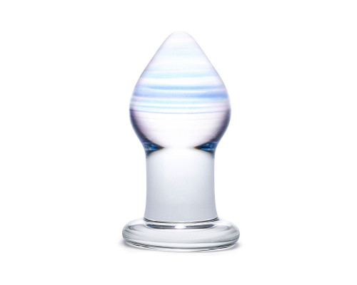Заказать Классическая анальная пробка Amethyst Rain Small - 8 см.