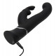 Заказать Черный вибратор-кролик G-Spot Stroking Vibrator - 24,2 см.