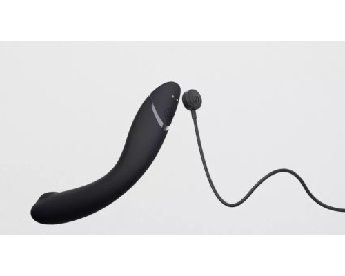 Заказать Темно-серый стимулятор G-точки Womanizer OG c технологией Pleasure Air и вибрацией - 17,7 см.