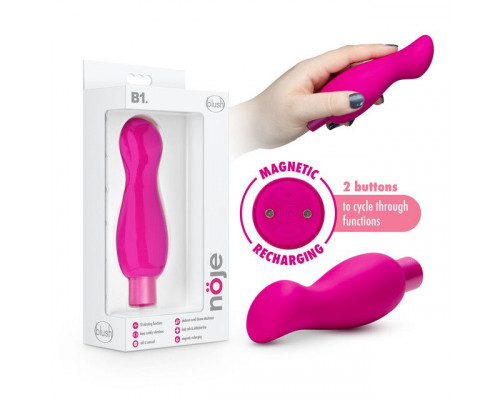 Заказать Лиловый вибромассажер B1 - 13,97 см.