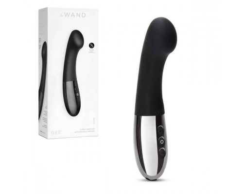 Заказать Черный стимулятор для точки G Le Wand GEE - 16,6 см.