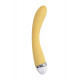 Желтый вибратор Calla - 22 см.