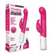 Заказать Розовый массажер для G-точки Slim Shaft thrusting G-spot Rabbit - 23 см.