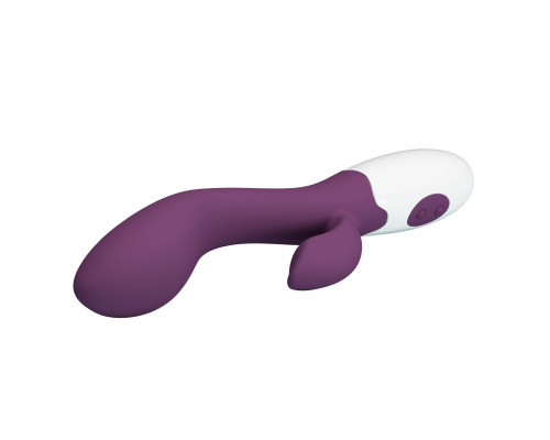 Заказать Сливовый вибратор-кролик для G-стимуляции Brighty - 20 см.