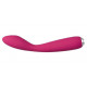 Заказать Ярко-розовый G-стимулятор IRIS Clitoral G-spot Vibrator - 18 см.
