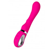 Розовый вибратор JOS PILO с WOW-режимом - 20 см.