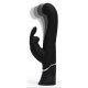 Заказать Черный вибратор-кролик G-Spot Stroking Vibrator - 24,2 см.