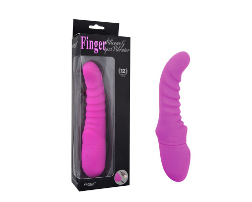 Заказать Фиолетовый вибратор Rechargeable G Curve - 20 см.