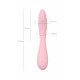 Заказать Розовый G-вибратор со стимулирующим шариком Mitzi - 21 см.