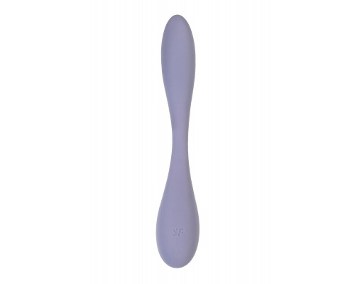 Заказать Сиреневый гибкий вибратор Satisfyer G-Spot Flex 5+ - 19,6 см.