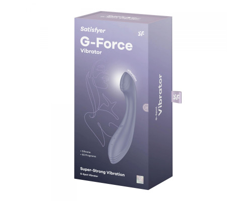 Заказать Фиолетовый вибромассажер G-Force - 19 см.