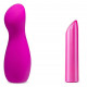 Заказать Лиловый вибромассажер B1 - 13,97 см.