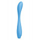 Заказать Голубой гибкий вибромассажер Satisfyer G-Spot Flex 4+ - 19 см.