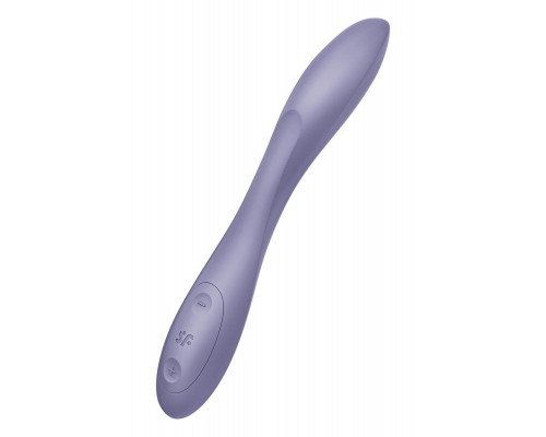 Заказать Сиреневый гибкий вибратор Satisfyer G-Spot Flex 2 - 19,5 см.