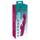 Заказать Фиолетовый вибратор A   G-Spot Rabbit Vibrator для стимуляции зон G и A - 23,6 см.