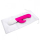 Заказать Розовый массажер для G-точки Slim Shaft thrusting G-spot Rabbit - 23 см.