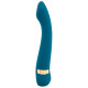 Заказать Бирюзовый вибромассажер с температурными режимами Hot n Cold Vibrator - 21,6 см.