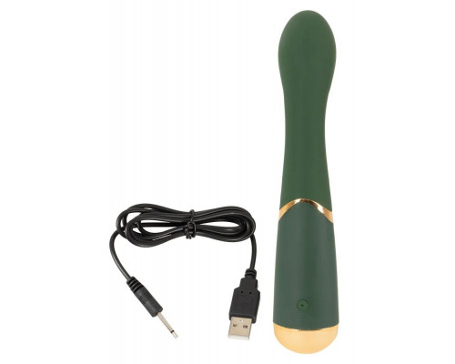 Заказать Зеленый стимулятор точки G Luxurious G-Spot Massager - 19,5 см.
