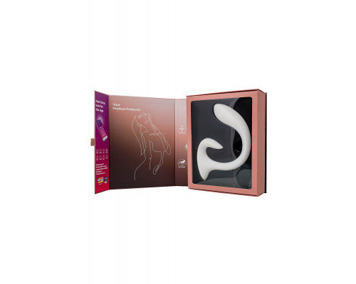 Заказать Белый вибратор для G-стимуляции G for Goddess 1