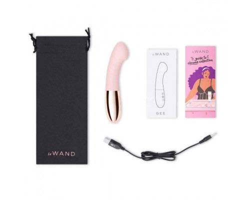 Заказать Розовый стимулятор для точки G Le Wand GEE - 16,6 см.