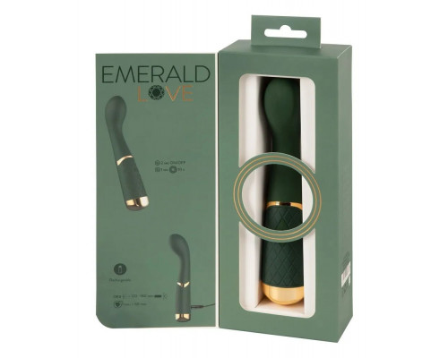 Заказать Зеленый стимулятор точки G Luxurious G-Spot Massager - 19,5 см.