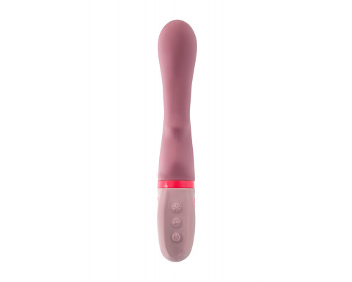 Розовый вибратор для G-стимуляции Rose - 19 см.