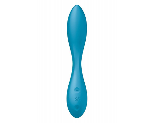 Заказать Синий гибкий вибратор Satisfyer G-Spot Flex 1 - 19,5 см.