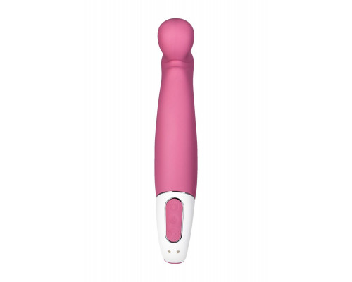 Заказать Вибратор Satisfyer Petting Hippo с загнутым кончиком - 22,9 см.