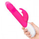 Заказать Розовый пульсирующий вибромассажер G-Spot Thrusting Rabbit - 24 см.