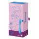 Заказать Голубой гибкий вибромассажер Satisfyer G-Spot Flex 4+ - 19 см.