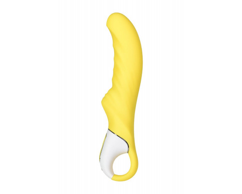 Заказать Жёлтый вибратор Satisfyer Yummy Sunshine - 22,5 см.